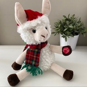 Singing Llama plush musical Christmas themed